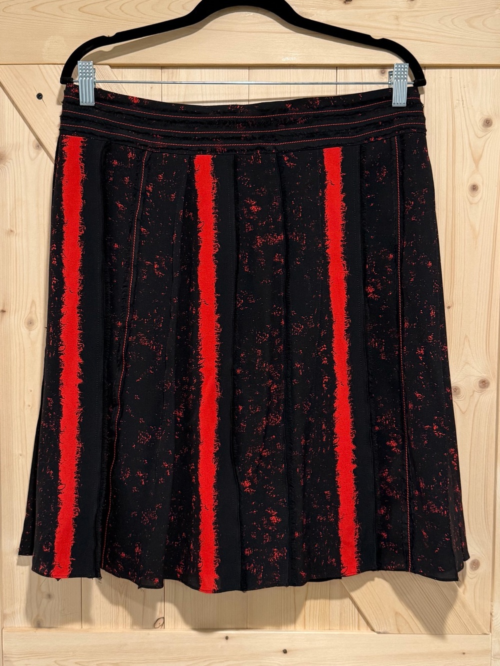NWOT Proenza Schouler Black Label Silk Skirt, Size 8
